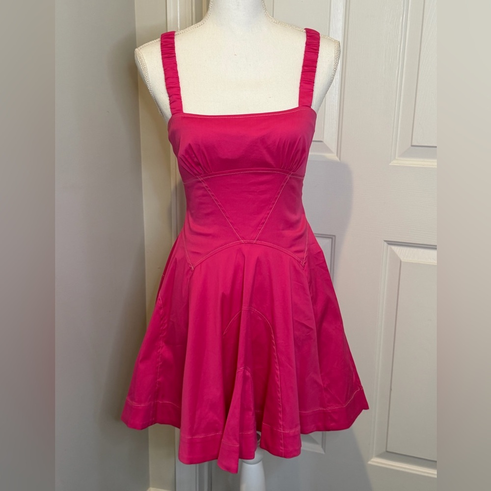 NWT size S Anthropologie Fuchsia Mini Dress